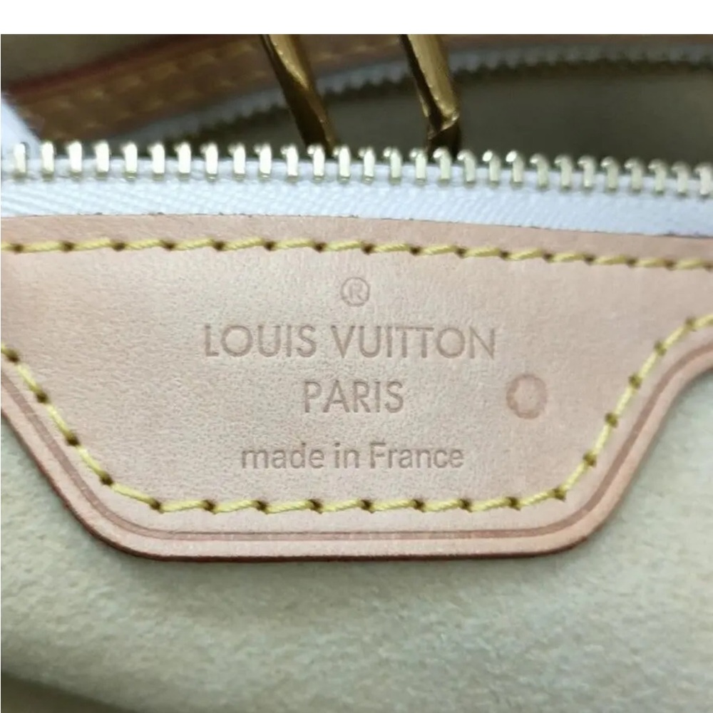 Louis Vuitton Authentic Shoulder Bag in Damier Azure Canvas. Suede interior - Picture 6 of 10